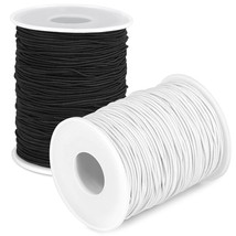 Elastic String Cord, 2 Pack Stretchy String For Bracelets, Necklace, Bea... - £15.72 GBP