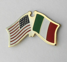Italy Italian International Usa Combo Country World Flag Lapel Pin 3/4 Inch - £4.20 GBP