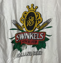 Vintage Swinkels T Shirt Holland Beer Ringer Tee Single Stitch USA 80s S... - £31.62 GBP