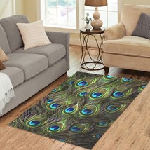 Peacock Area Rug size 60&quot;x 39&quot; - £37.95 GBP