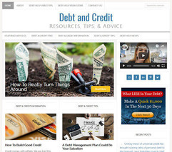 * Debt &amp; Credit Relief * Affiliate Website Business For Sale With Auto Content! - £72.52 GBP