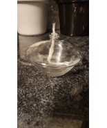 Handblown Floating Glass Oil Lamp Candle w/Wick Made in Tennessee, USA - $18.71