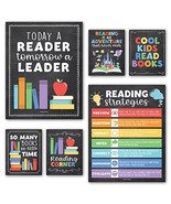 Colorful Chalk Reading Motivational Posters | Set of 6 | Motivational Po... - $30.88 CAD
