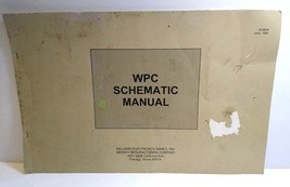 Williams WPC Pinball Machine Schematic Manual June 1994 Creature Corvett... - £12.35 GBP