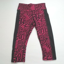 Nike Women Printed Epic Lux Capri Tight Pant - 686030 - Pink 616 - Size XS - NWT - £31.45 GBP