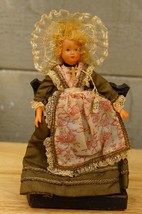 Vintage French Estate Toy Celluloid Doll France Ethnic Costume 8&quot; Tall - £19.51 GBP