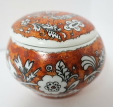 Antique Dresden Crown Hand Painted Magyar Tompa Signed Porcelain Trinket Box - £26.33 GBP
