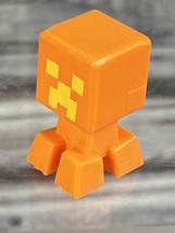Minecraft Mini Orange Creeper Figures 1&quot; Stop Motion Movie Creator Figure Mojang - £4.74 GBP