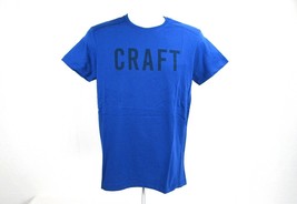 CRAFT Sportswear Deft 2.0 Activewear T-Shirt Men&#39;s Sz S Casual Blue Shor... - £18.04 GBP