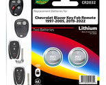 KEY FOB REMOTE Batteries (2) for 97-05, 19-22 CHEVY BLAZER REPLACEMENT, ... - £3.86 GBP