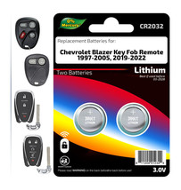 KEY FOB REMOTE Batteries (2) for 97-05, 19-22 CHEVY BLAZER REPLACEMENT, ... - £3.86 GBP