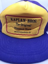 Kaplan Bros Minneapolis Adjustable Snap Back Trucker Cap Hat Vintage Adv... - $16.78