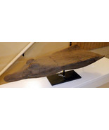 Sepik River Papua New Guinea Carved Canoe Prow, 17 inch on metal stand - $168.30