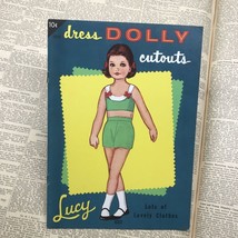 Paper Dolls Uncut Dress Dolly Cutouts Lucy Samuel Lowe Co. - £11.95 GBP