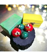 2 Vtg Authentic Chinese Meditation Stress Baoding Balls Cloisonne Pandas... - $48.48
