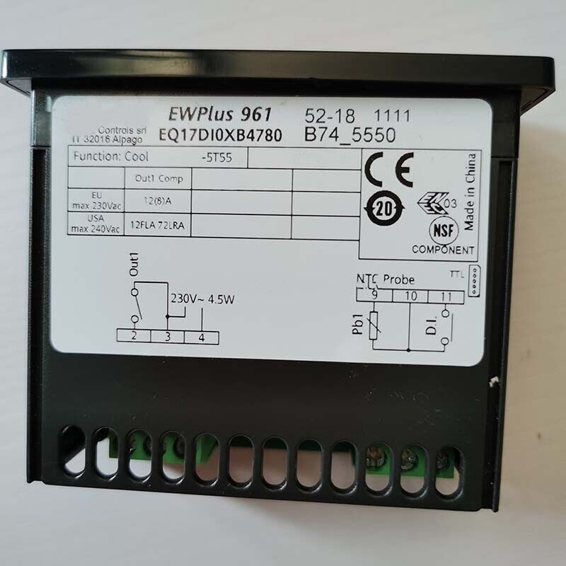 1PCS NEW For ELIWELL EWPlus 961 EWPlus961 Electronic Refrigeration Contr... - $91.73