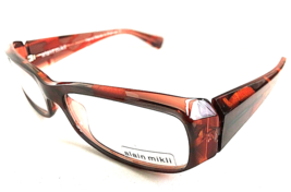 New ALAIN MIKLI AL 0322 0104 55mm Brown Women&#39;s Eyeglasses Frame France - $385.00