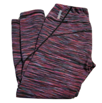 Zella Live In Small Leggings Purple Pink Stripe Blue Yoga Work Out Capris  - £12.39 GBP