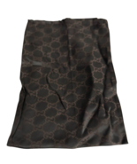GUCCI Dust Bag GG Pattern Pull Cord Closure Brown Made in Italy 15 1/2&quot; ... - $499.30 MXN