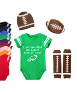Philadelphia  Eagles Watching With Daddy Onesie Set - $418.15 MXN+