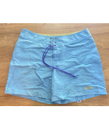 Vintage Patagonia Women&#39;s Board Shorts Swimming Beach Light Blue 2001 Y2... - £19.41 GBP