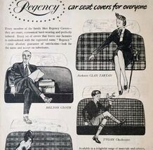 1954 Regency Seat Covers Earls Court Advertisement Motor Show Automobili... - €21,69 EUR