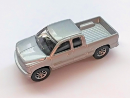 Chevrolet Chevy Silverado 1500 Pickup, Silver, Die Cast Metal Truck, 1:6... - $39.59