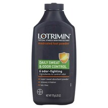 Lotrimin Daily Sweat &amp; Odor Control Medicated Foot Powder, 6.25 oz - €12,28 EUR