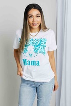 mineB Full Size MAMA Animal Graphic Tee Shirt - £19.37 GBP