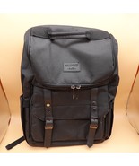 Yalundisi Backpack Travel Laptop USB and Audio Ports Pockets Zippers Black - $532.00 MXN