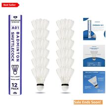 Multi-Purpose High-Speed Badminton Birdies - 12 Pack for Family Fun &amp; Tr... - $50.44