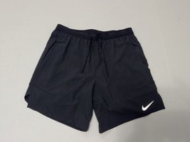 Nike Dri-FIT Stride 7&quot; 2-In-1 Black Running Shorts [DM4759-010] Size: Small Men - $46.73