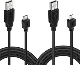 2 Pack 10ft Controller Charging Cable Play and Charger Data Sync Cord for 4 Pro  - £16.63 GBP