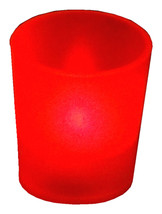 NEW 6 X RED Mood Color Led Lights Flameless Votive Candle Tea Light Candles - £10.59 GBP
