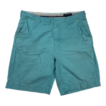 Cremieux Mens Size 36 Green Casual Shorts Multiple stains see photos - $9.89