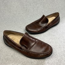 Ecco Classic Moc Toe Loafer Leather Slip On Size 43 Euro / 10 US Mens Simple - £38.26 GBP