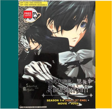 Dvd Black Butler Kuroshitsuji Season 1-4 Vol.1-57END+Movie+9 Ova English Dubbed - £34.16 GBP