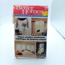 Better Homes &amp; Gardens Butterick 6764 Vintage Window Treatments Sewing P... - $11.65