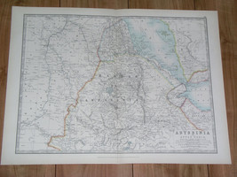 1907 Antique Map Of Ethiopia Abyssinia Eritrea Djibouti / Africa - $29.81