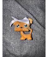 LPS 2004 Littlest petshop pet shop Yorkshire dog Hasbro Green Eyes - $10.89