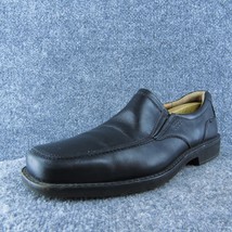 Ecco  Men Loafer Shoes Black Leather Slip On Size 45 Medium - £31.57 GBP