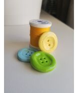Handmade Clay Jumbo Button Magnets (Set of 3) - $183.46 MXN
