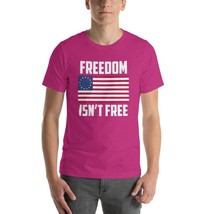 Tshirt Freedom Isn&#39;t Free Short-Sleeve ,Independence Day Of USA Memorial day,ame - £18.90 GBP