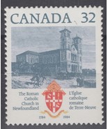 ZAYIX - 1984 Canada 1029 MNH Saint Joh&#39;s Basilica - Churches 060422S16M - $1.50