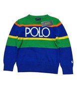 Polo Ralph Lauren Sweater Boys 6 Colorful Colorblock Pullover Logo Prepp... - $55.29 CAD