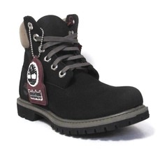 Timberland Women&#39;s 6 Inch Black Nubuck Waterproof Boots, A2MCC - £80.66 GBP