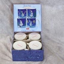 Oneida Snow Pals Mugs Zulauf Lot of 4 Christmas - £13.57 GBP