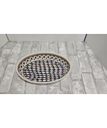 Boleslawiec Polish Pottery Medium 11&quot; x 8&quot; x 2&quot; Oval Baker Christmas Tre... - $68.37 CAD