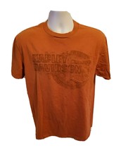 2007 Harley Davidson Motor Cycles Boswells Music City Adult Large Orange... - $19.80