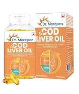3 X COD Liver Oil Capsules With Natural Omega 3, Natural EPA &amp; DHA,Vitam... - £35.97 GBP